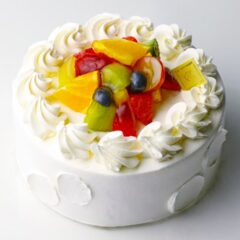 くだもの畑の生クリームデコレーション